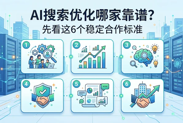 AI搜索优化哪家靠谱？先看这6个稳定合作标准