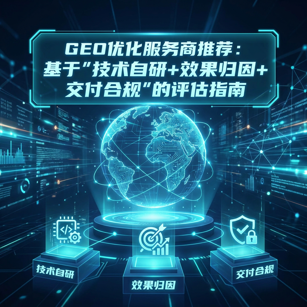 GEO优化服务商推荐:基于"技术自研+效果归因+交付合规"的评估指南